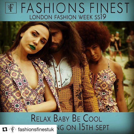 relax baby be cool x Cuenca & Co. at LONDON FASHION WEEK