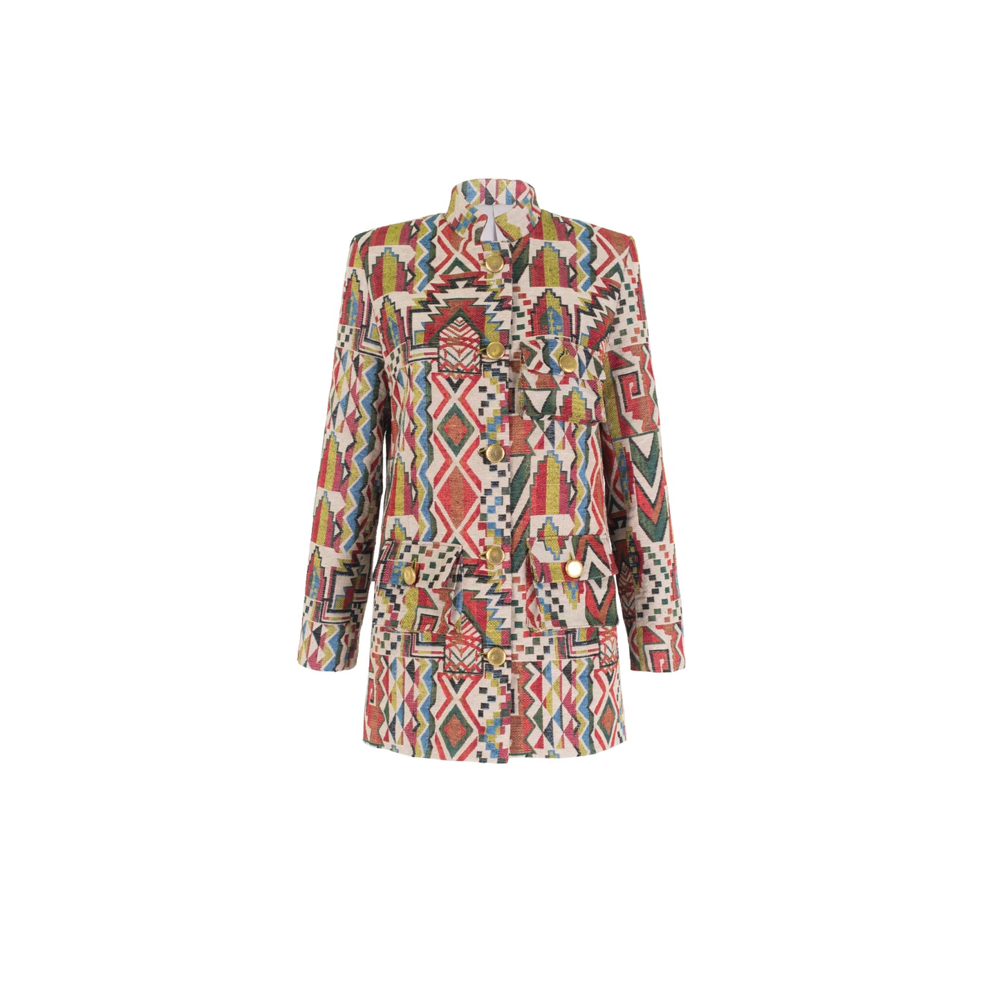 Multicolor Jacket with Pockets House
