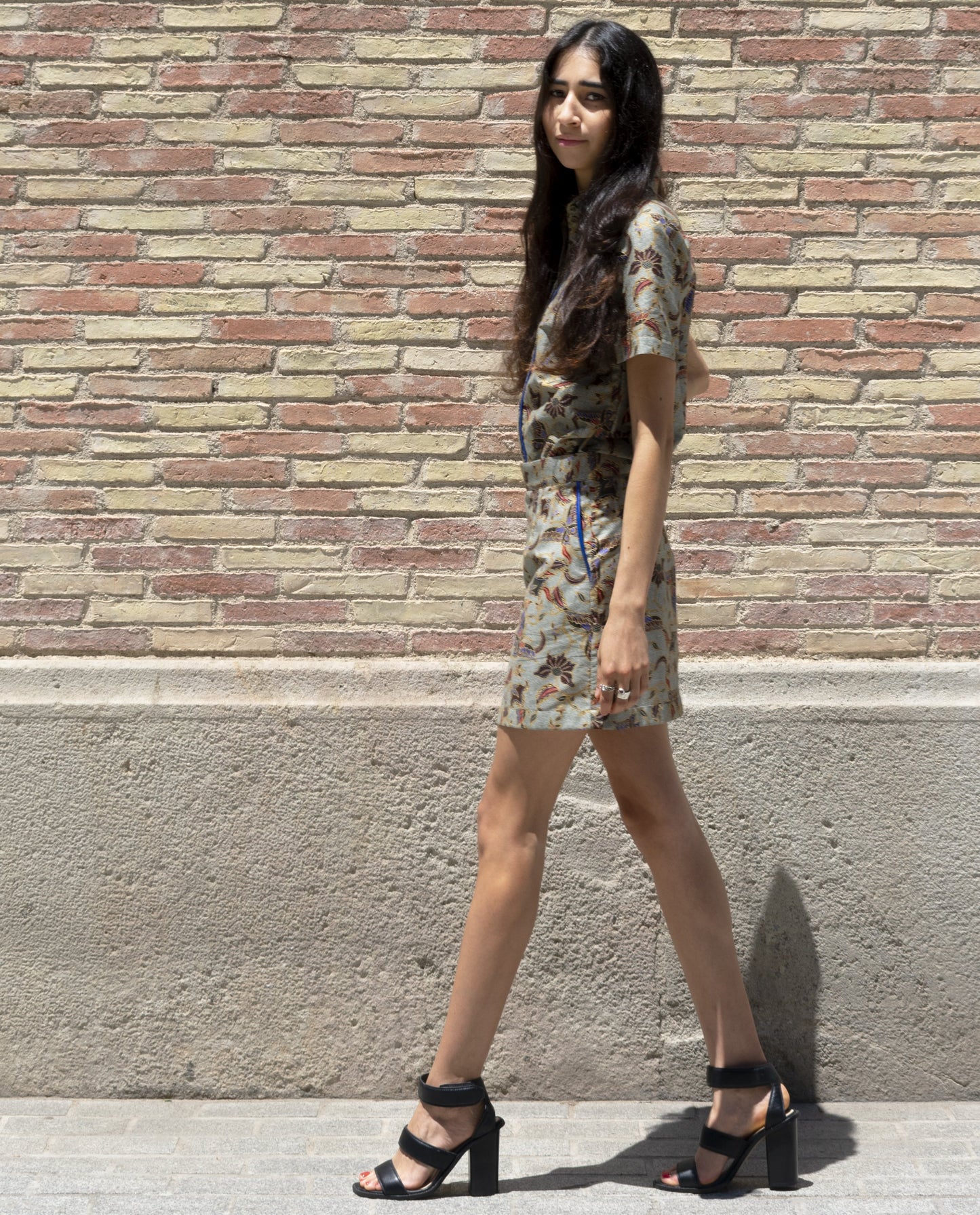 Women's Short Sleeve Button Up Shirt Hokokai