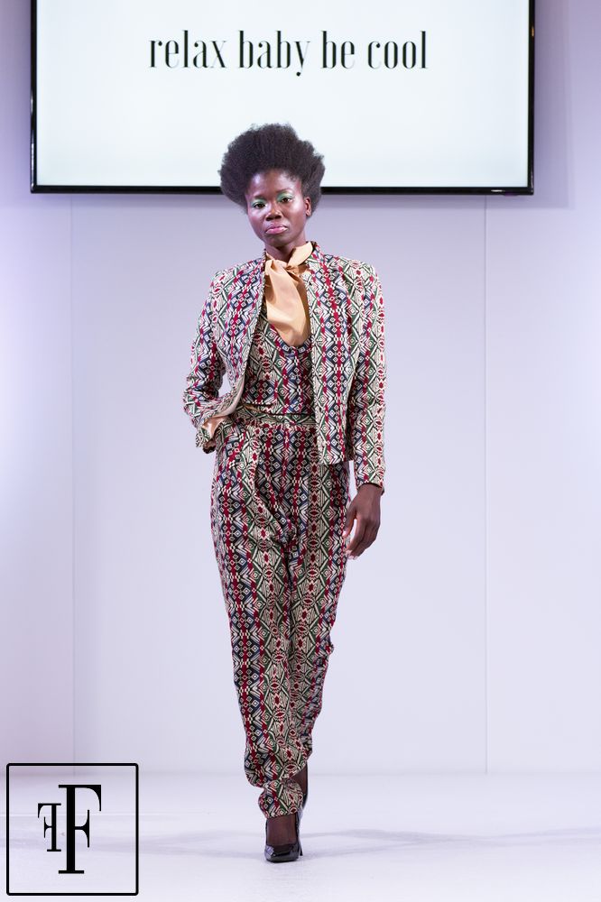 Women's long cargo trousers