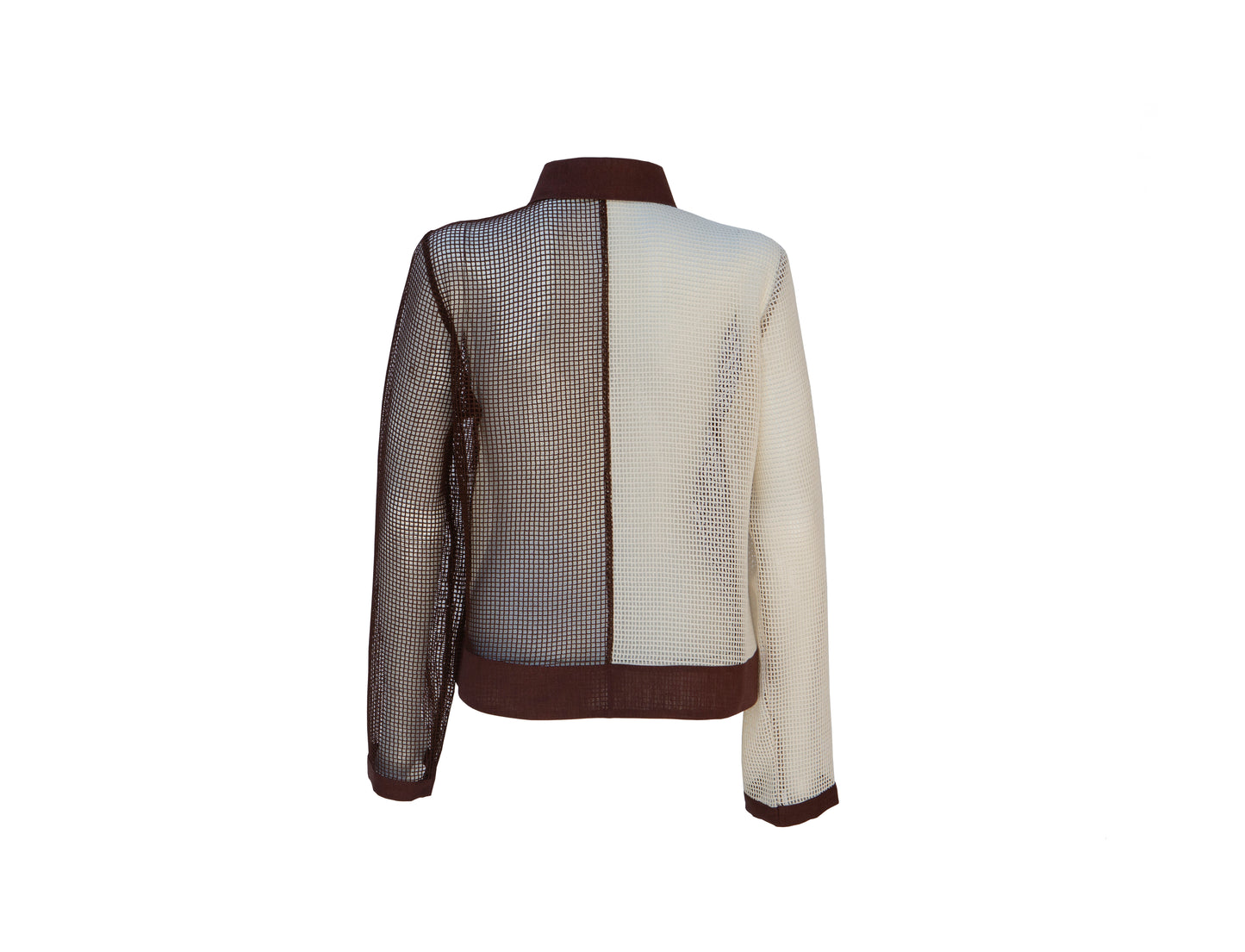 Long Sleeve Color Block Cotton Button Up Shirt