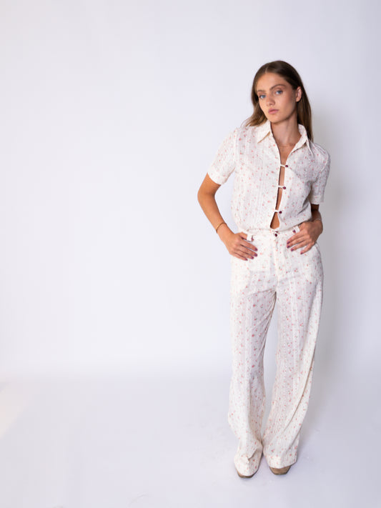 Long Cotton Trousers