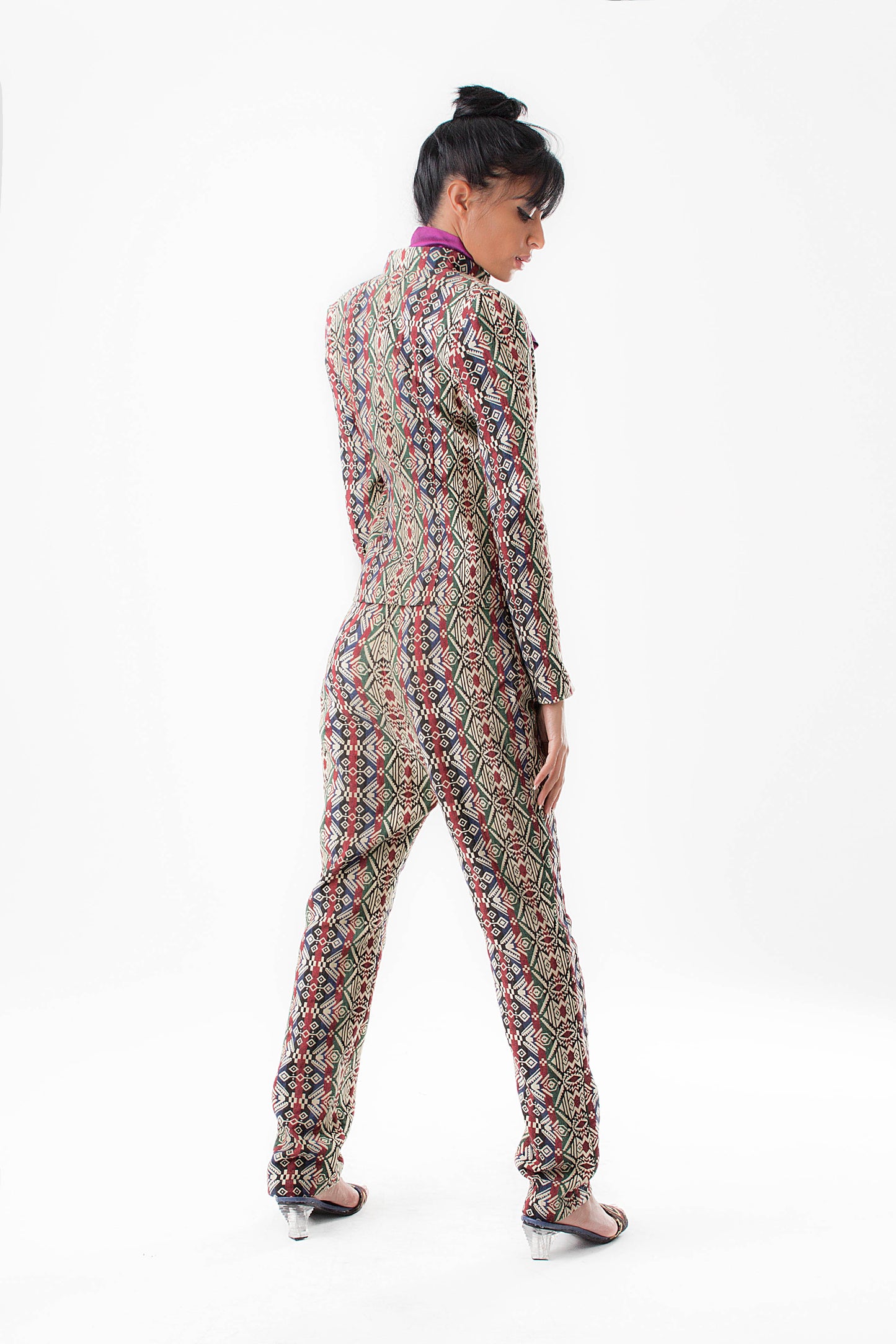 Women's long cargo trousers